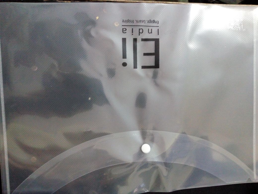 My Clear Bag (Button Folder) Printed